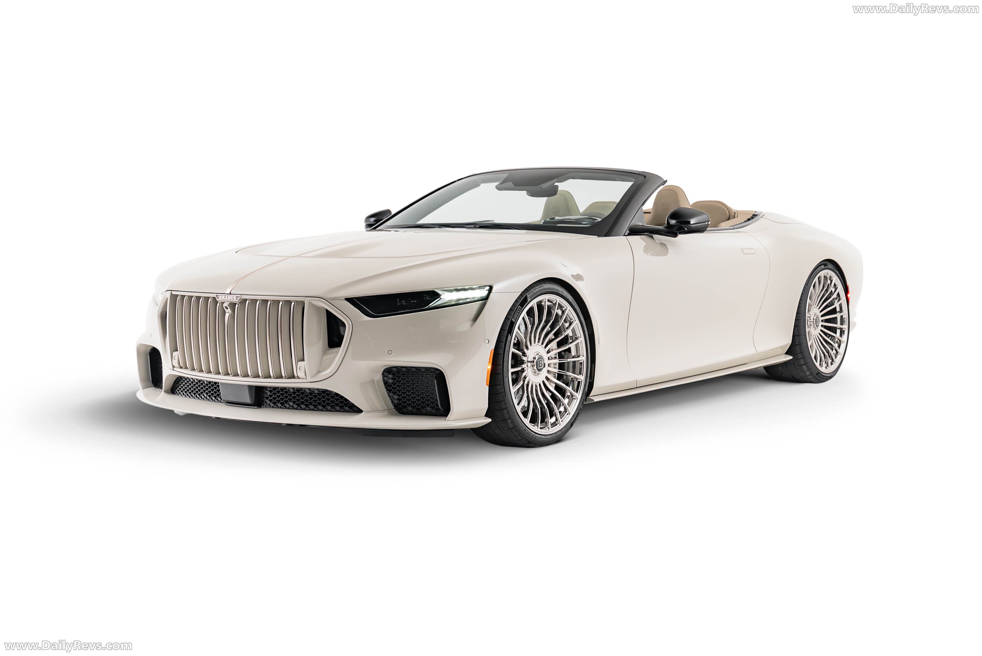2027 Brabus Bodo Cabriolet Silk Stone Front View