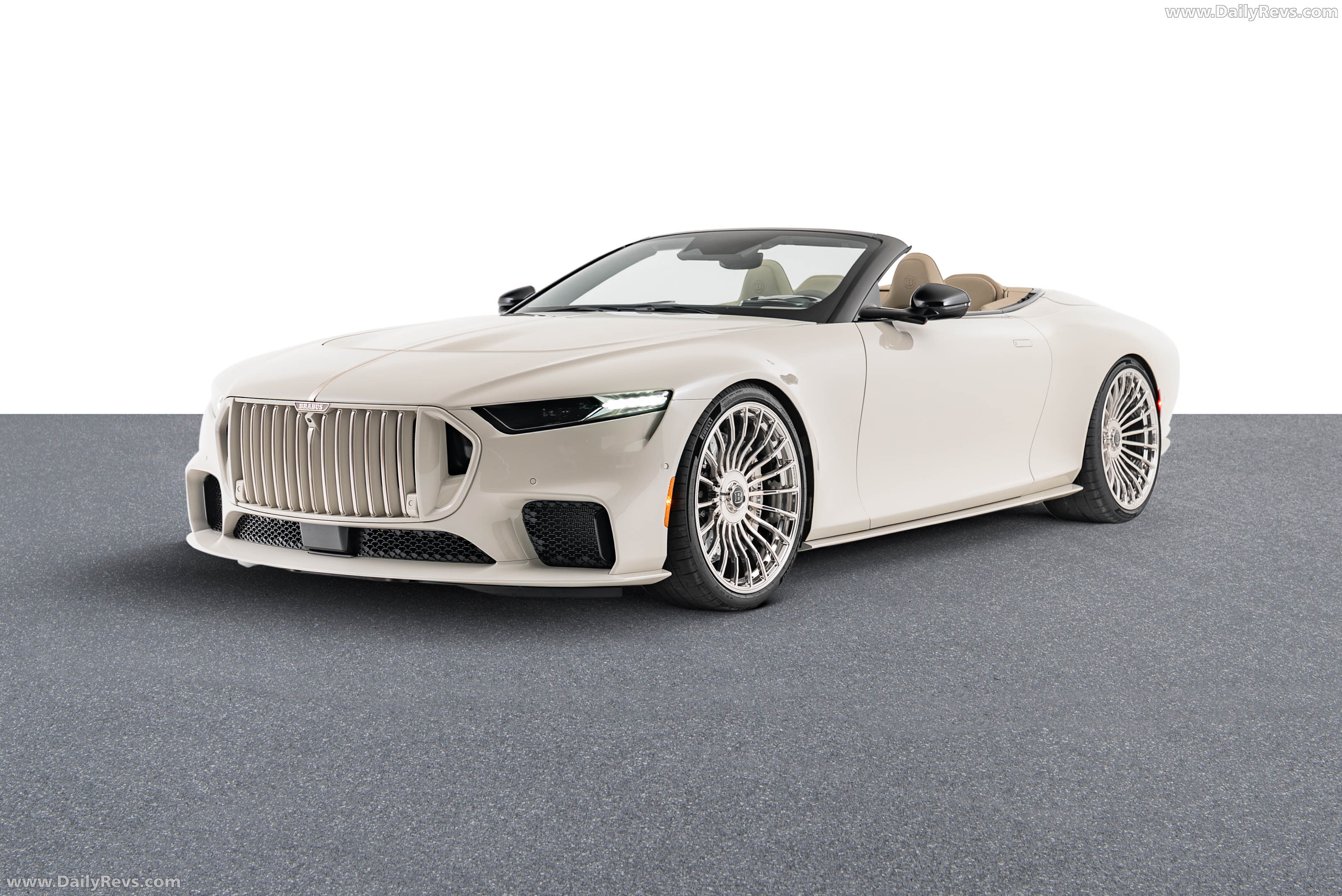2027 Brabus Bodo Cabriolet Silk Stone Front View