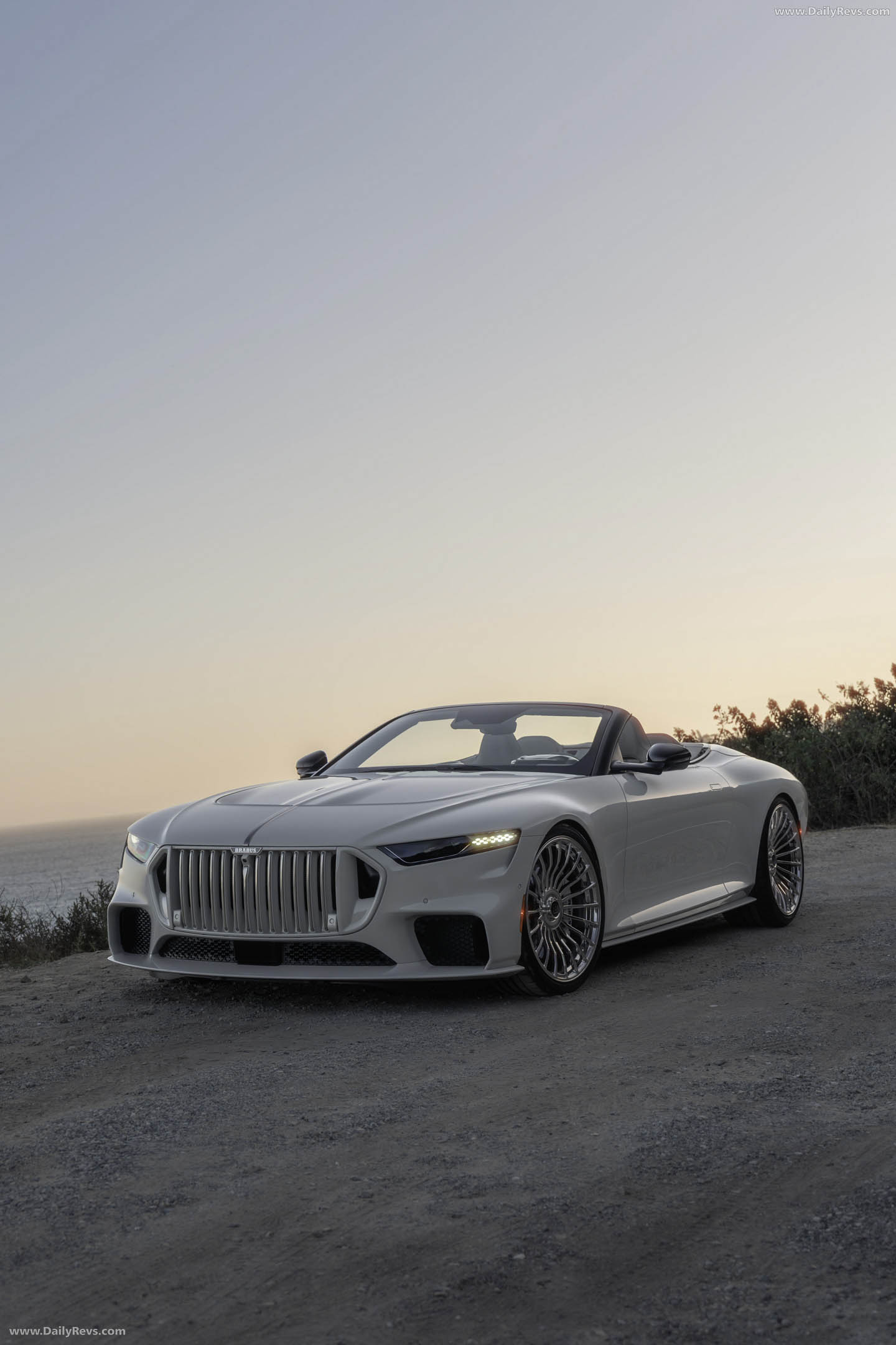 2027 Brabus Bodo Cabriolet Silk Stone Front View
