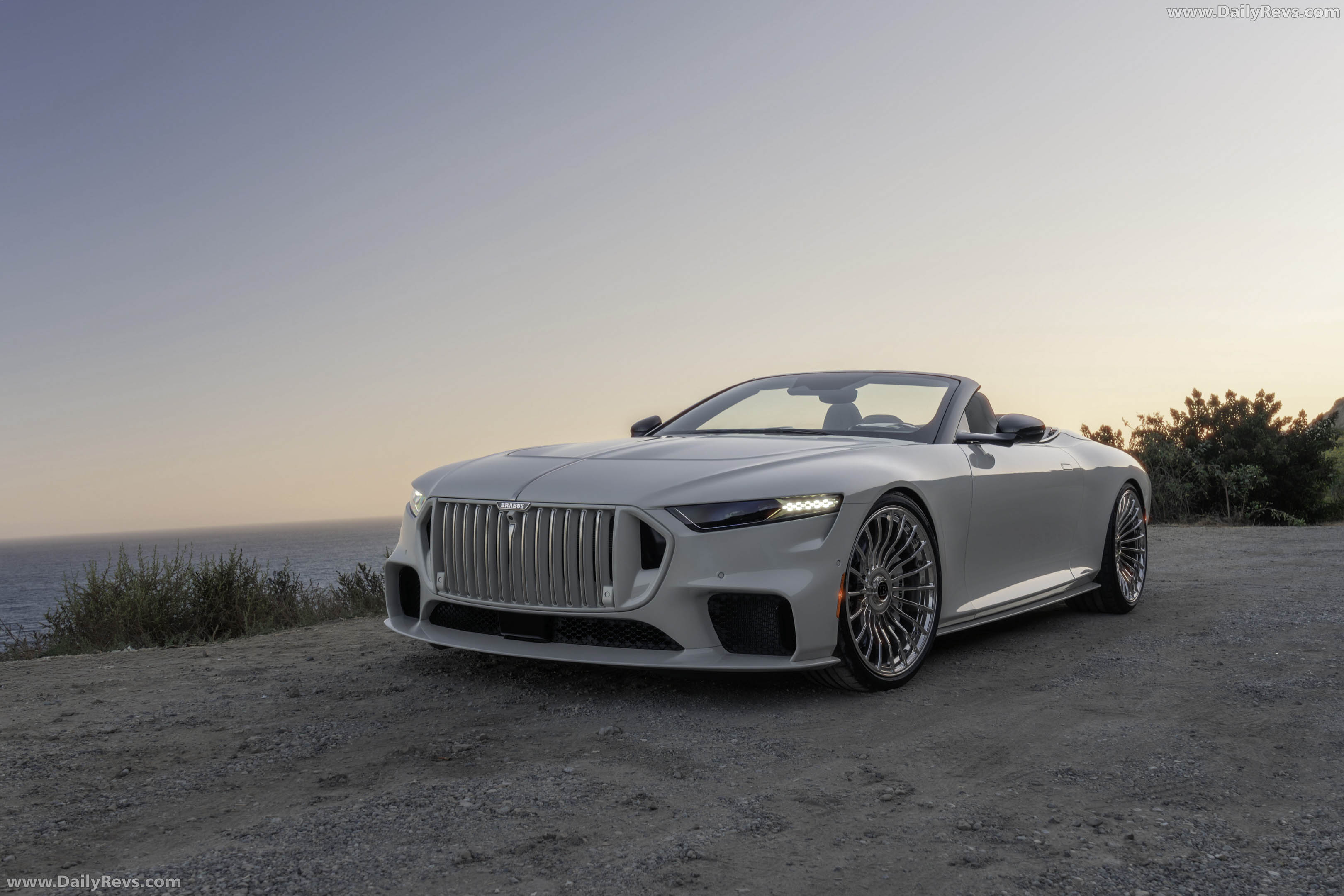 2027 Brabus Bodo Cabriolet Silk Stone Front View