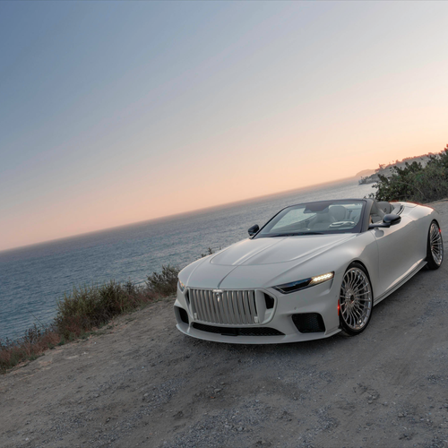 2027 Brabus Bodo Cabriolet Silk Stone Front View