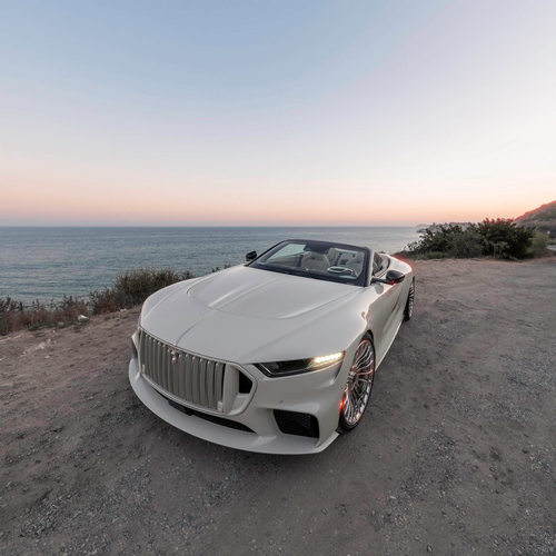 2027 Brabus Bodo Cabriolet Silk Stone Front View
