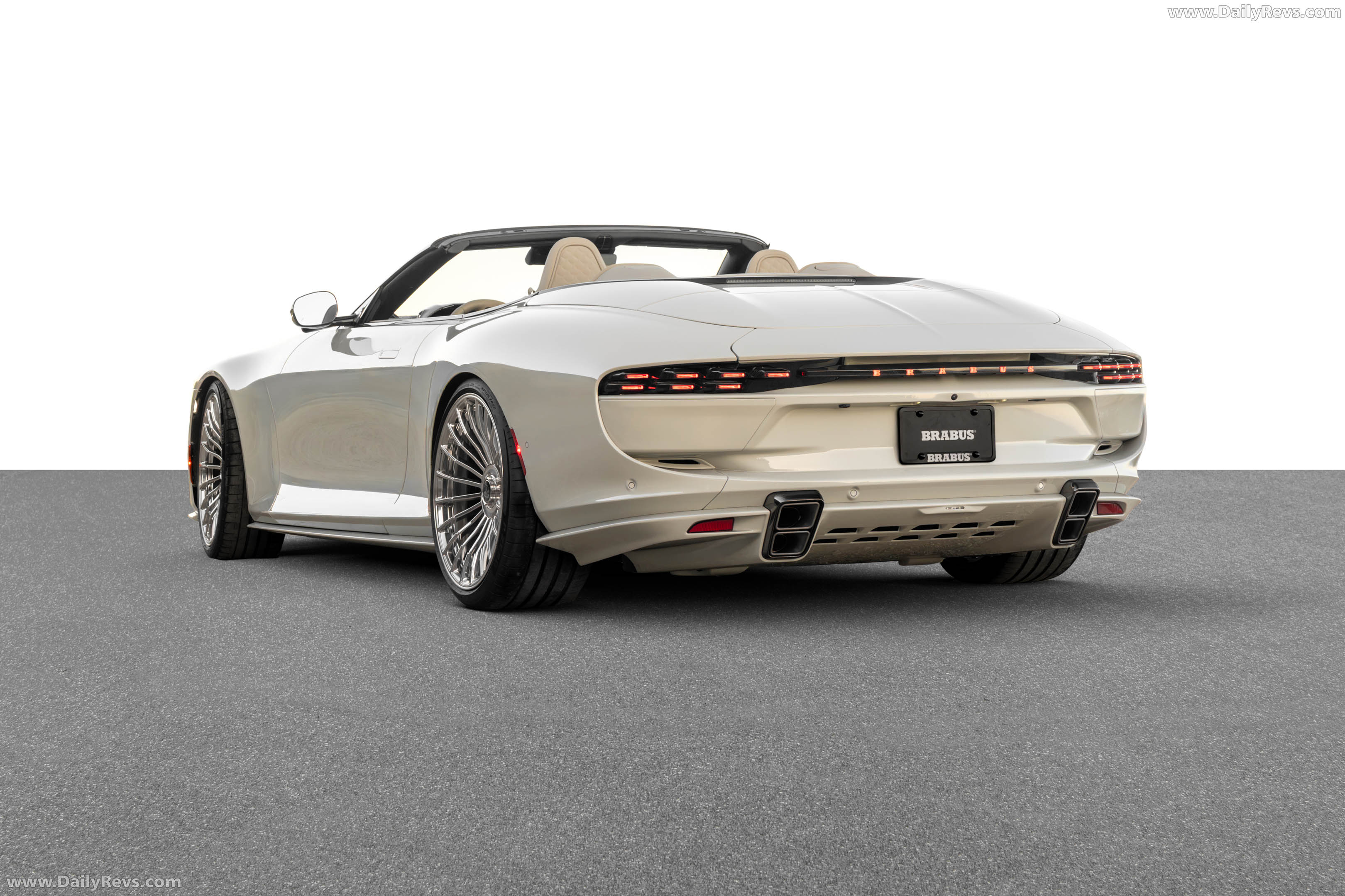 2027 Brabus Bodo Cabriolet Silk Stone Rear View