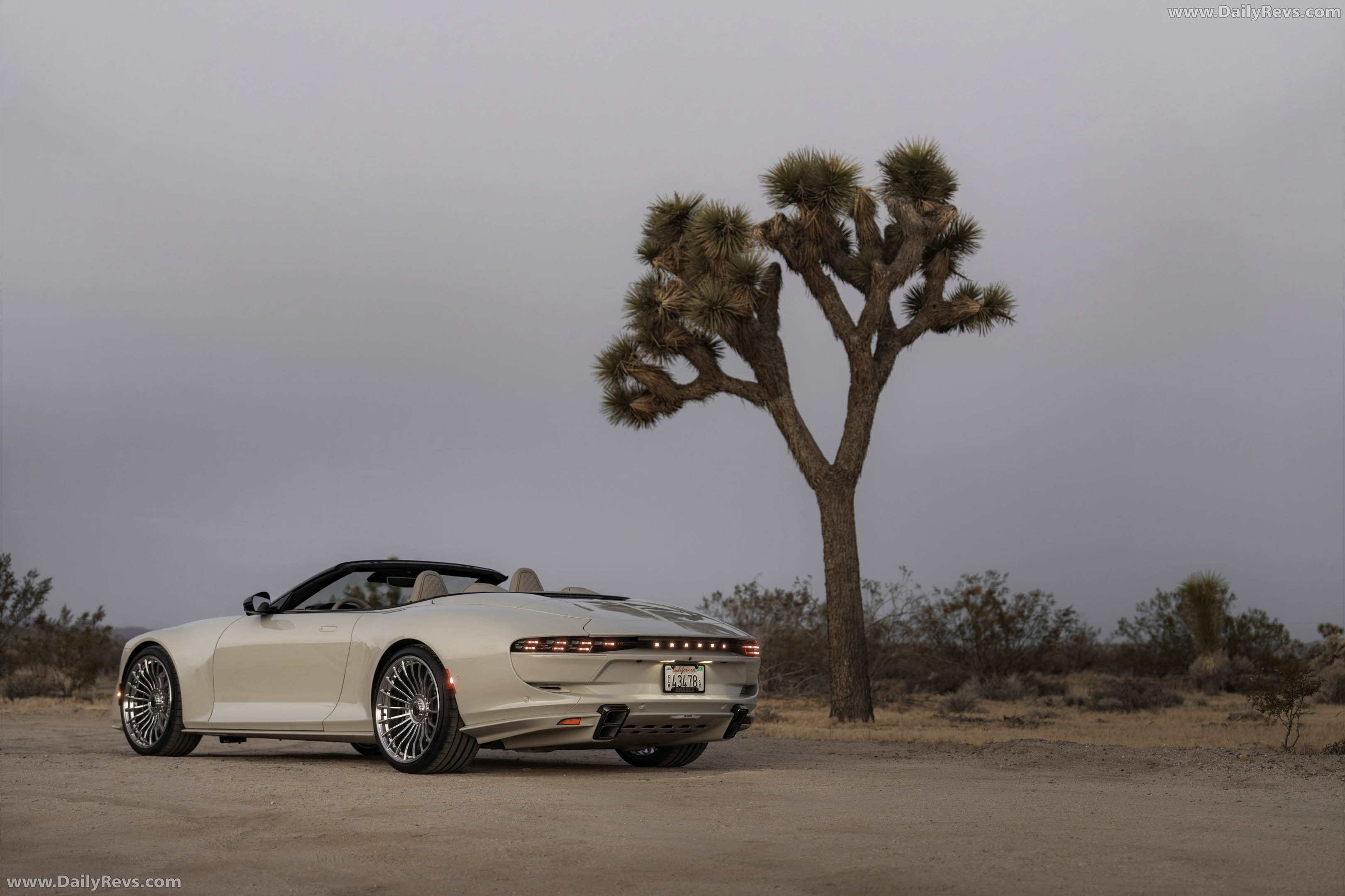 2027 Brabus Bodo Cabriolet Silk Stone Rear View