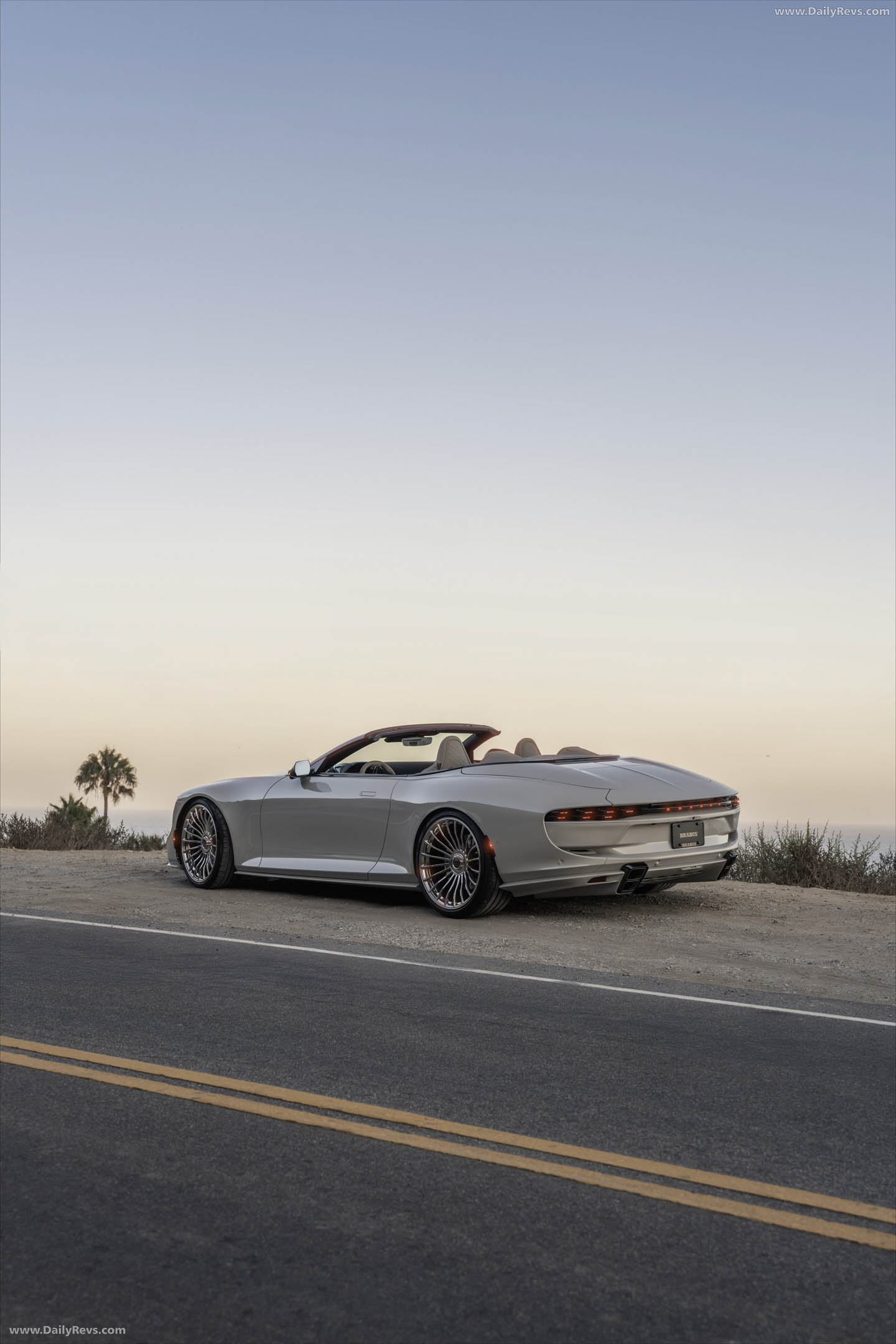 2027 Brabus Bodo Cabriolet Silk Stone Rear View