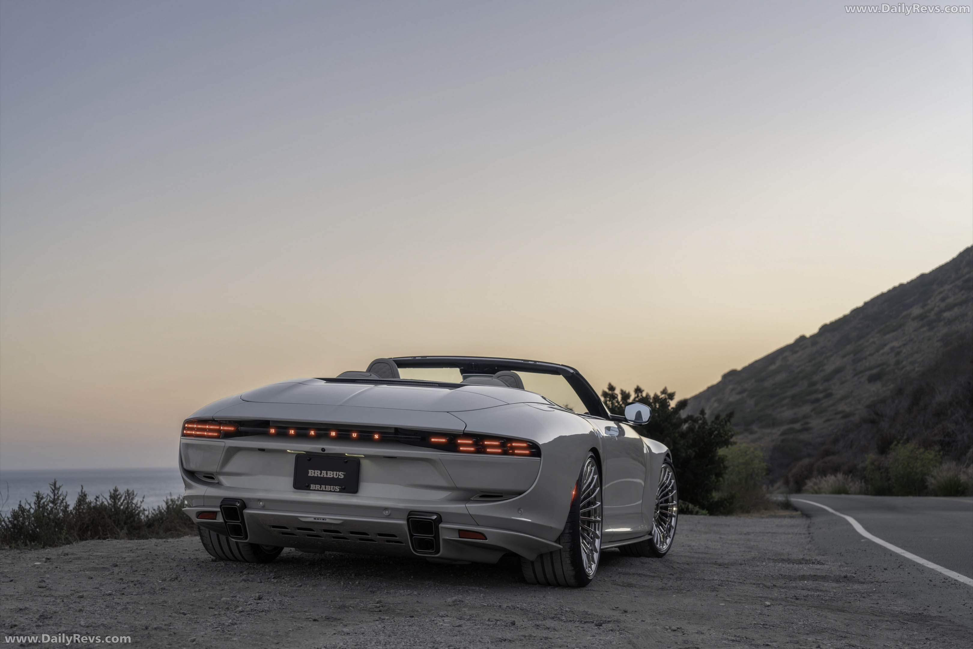 2027 Brabus Bodo Cabriolet Silk Stone Rear View