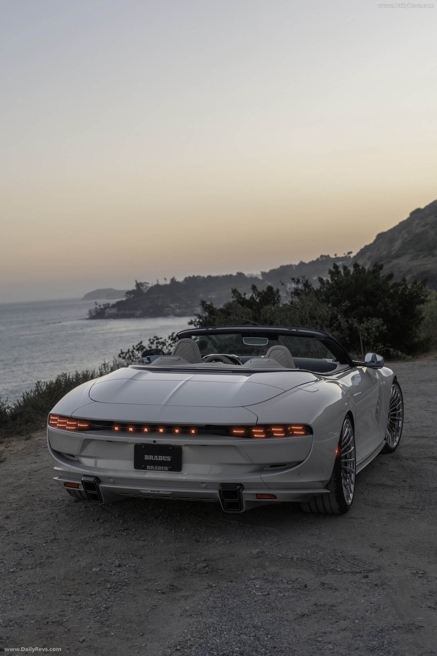 2027 Brabus Bodo Cabriolet Silk Stone Rear View