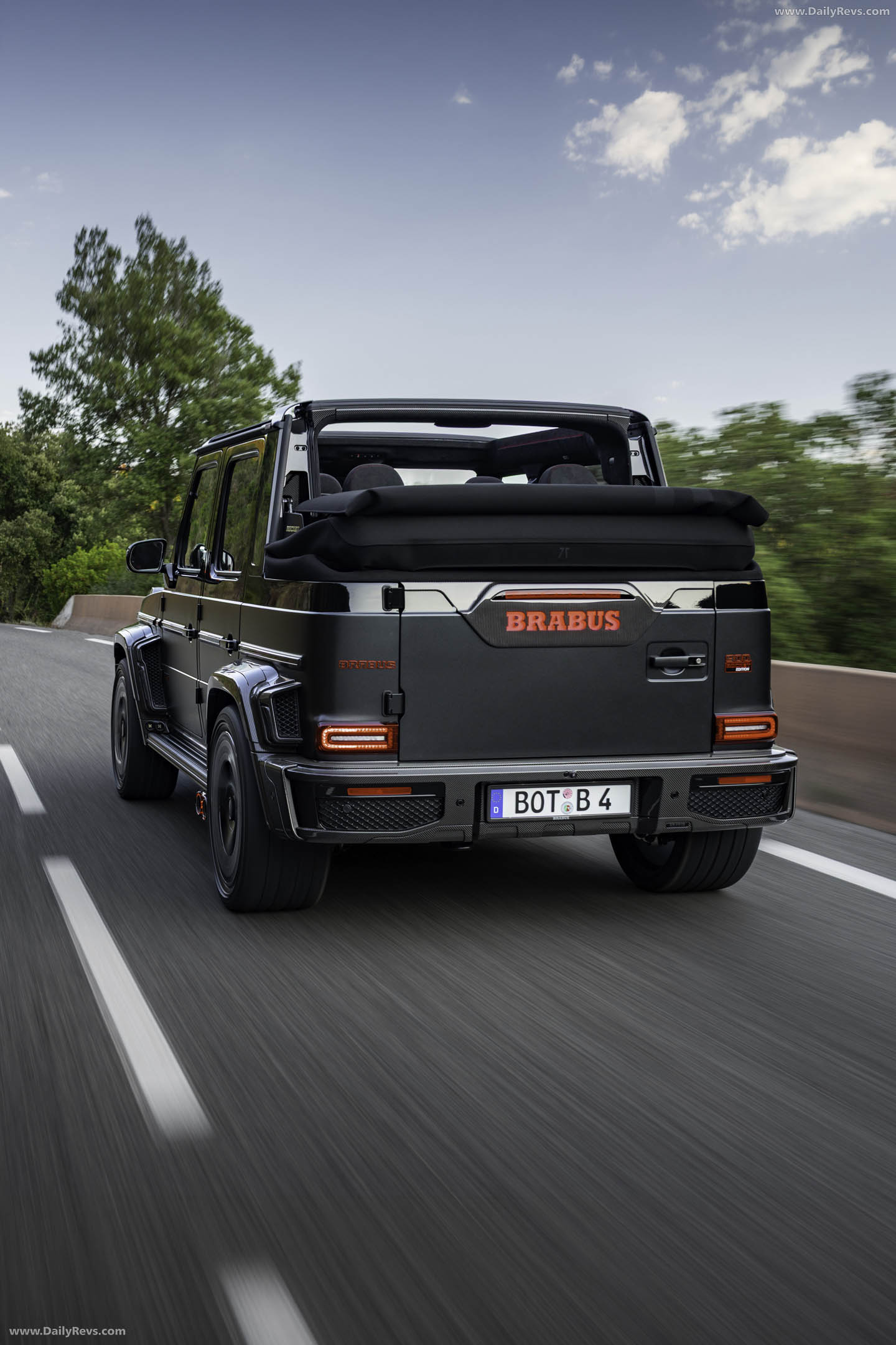 2027 Brabus 900 Rocket Edition Cabrio Rear View