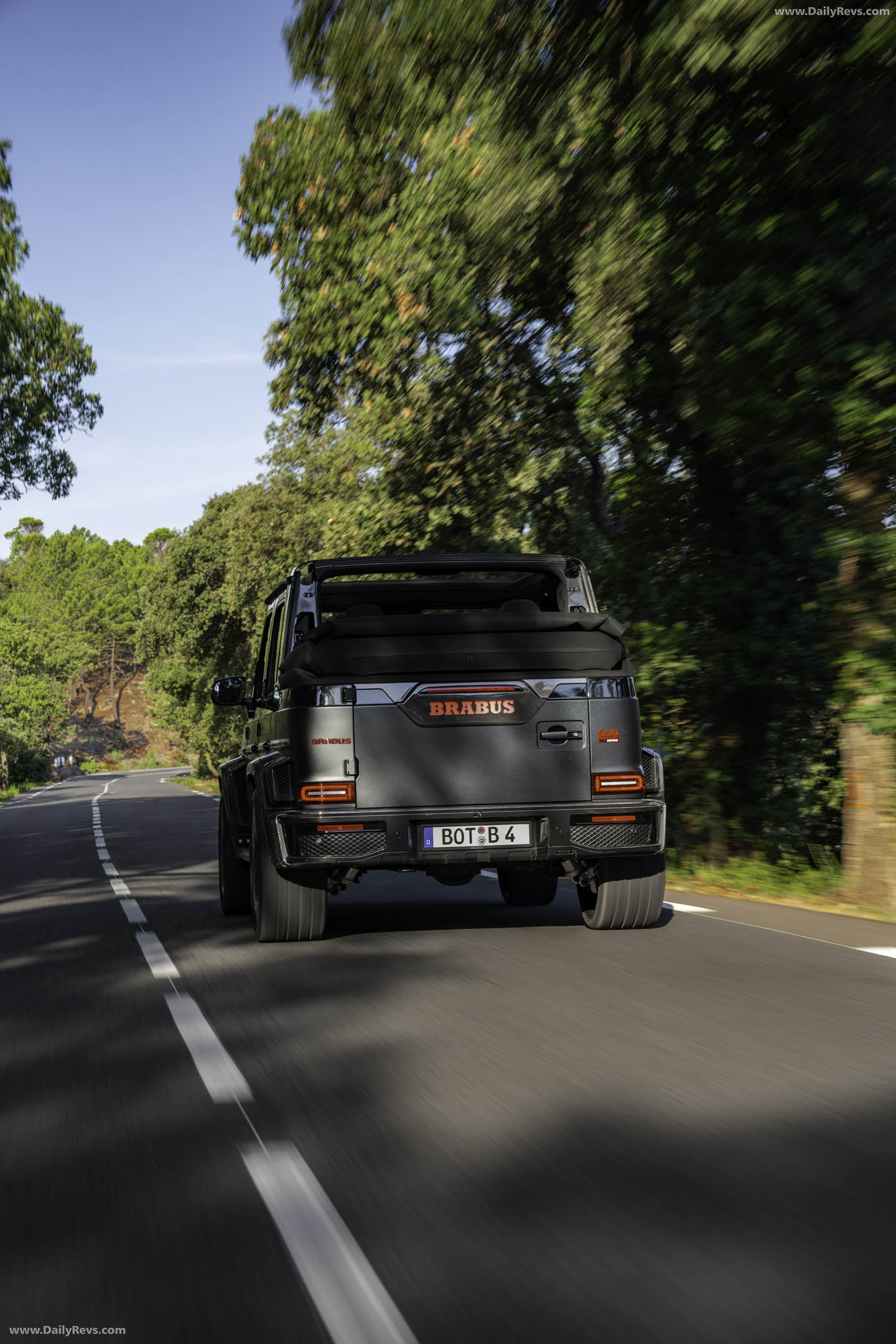 2027 Brabus 900 Rocket Edition Cabrio Rear View