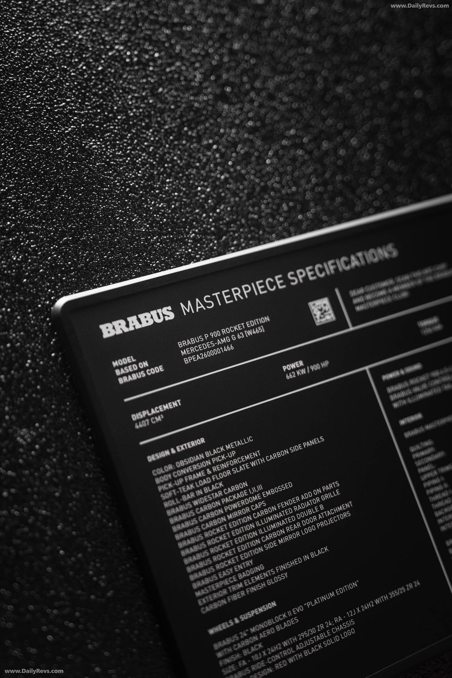 2027 Brabus P 900 Rocket Edition Interior