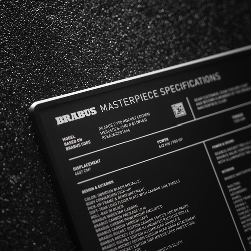 2027 Brabus P 900 Rocket Edition Interior