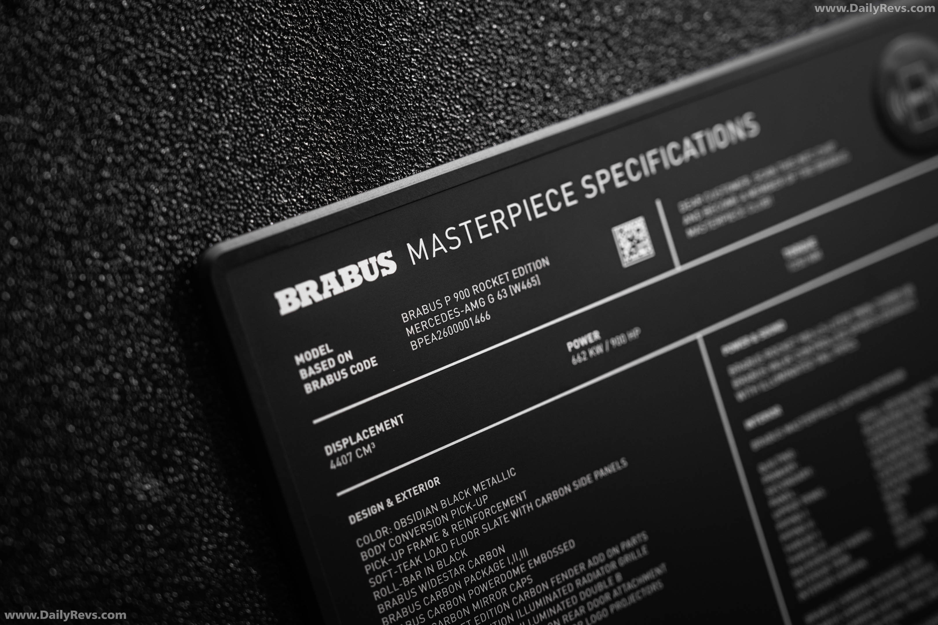 2027 Brabus P 900 Rocket Edition Interior