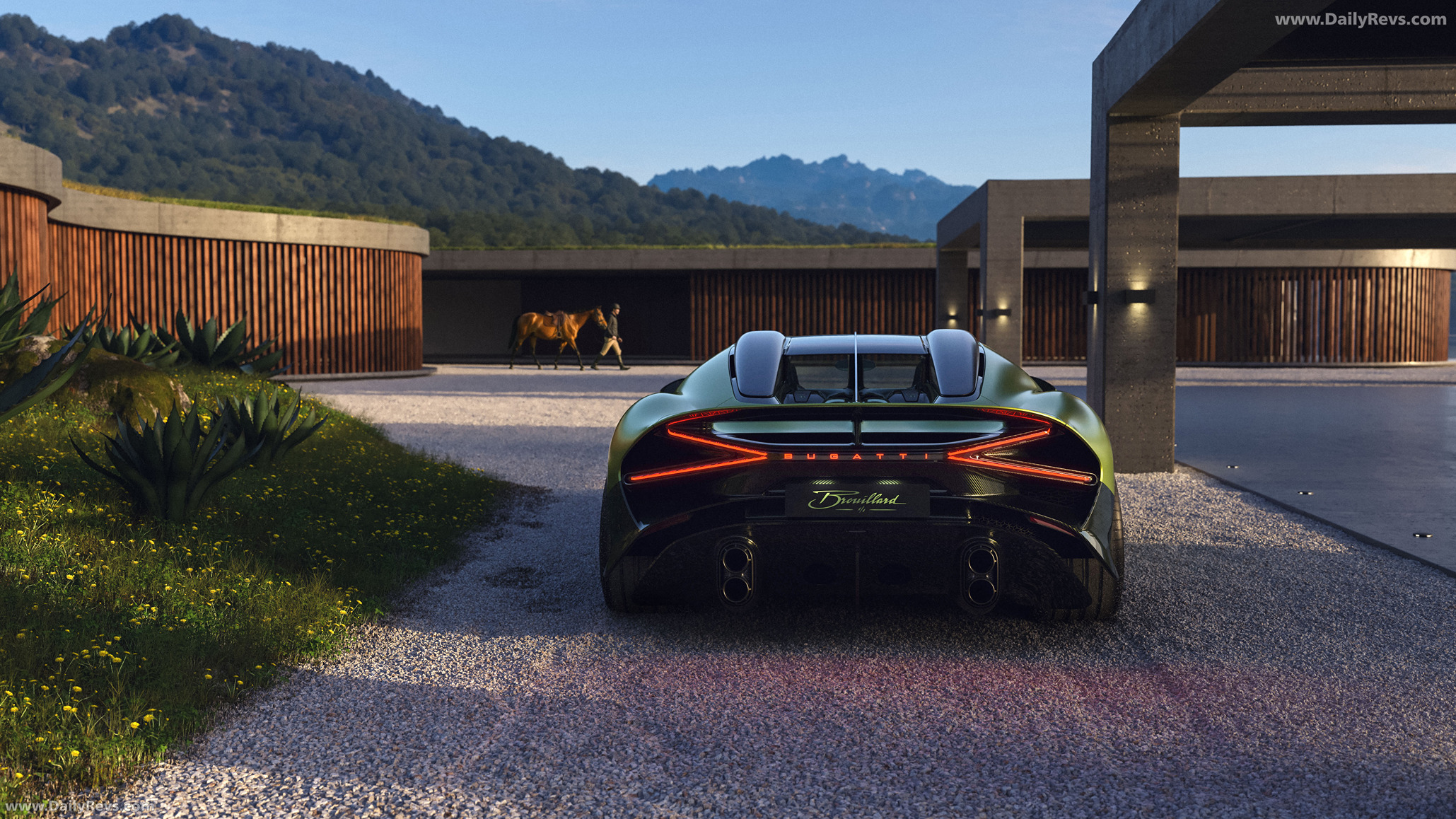 2026 Bugatti Brouillard Rear View