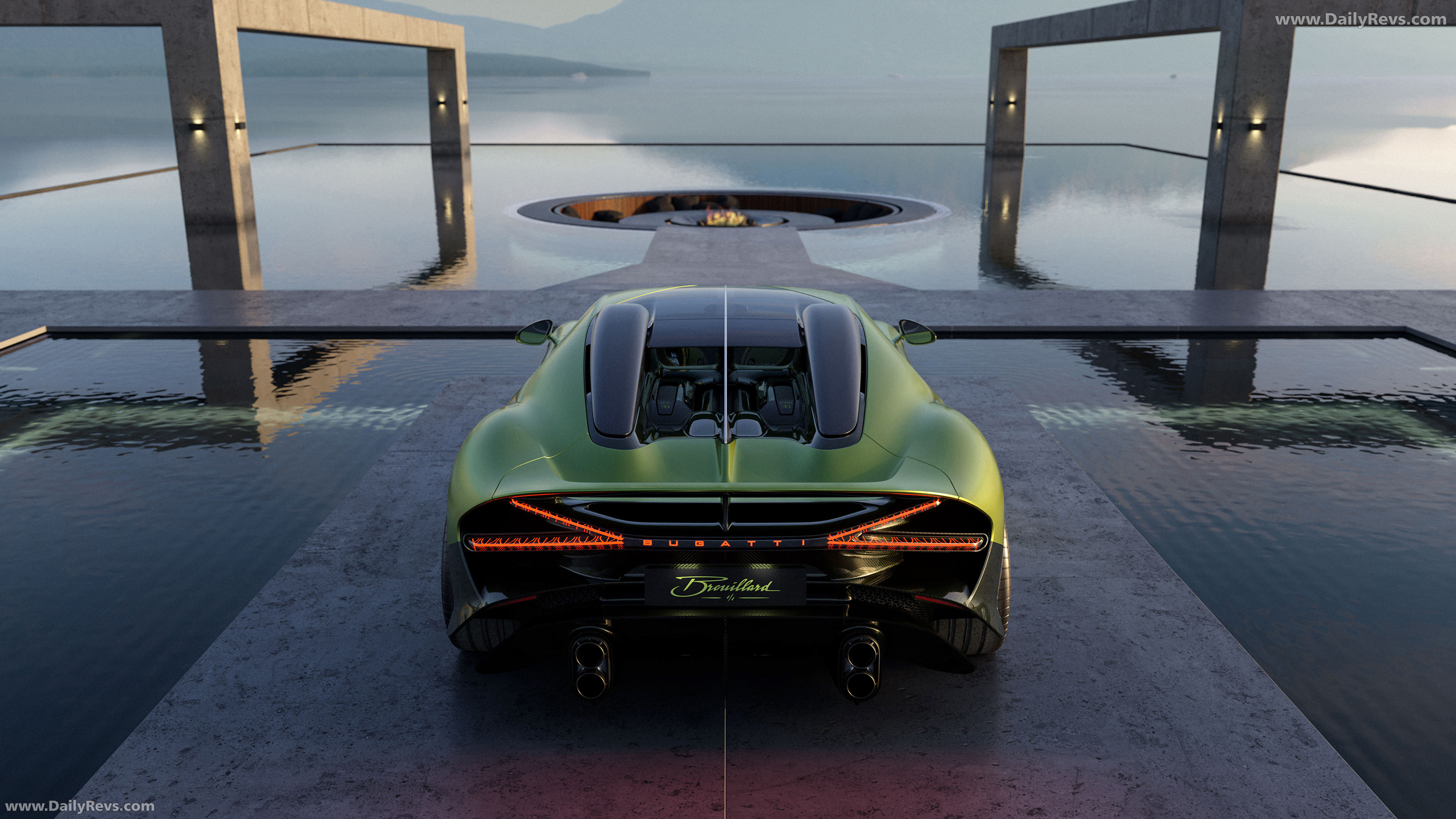2026 Bugatti Brouillard Rear View