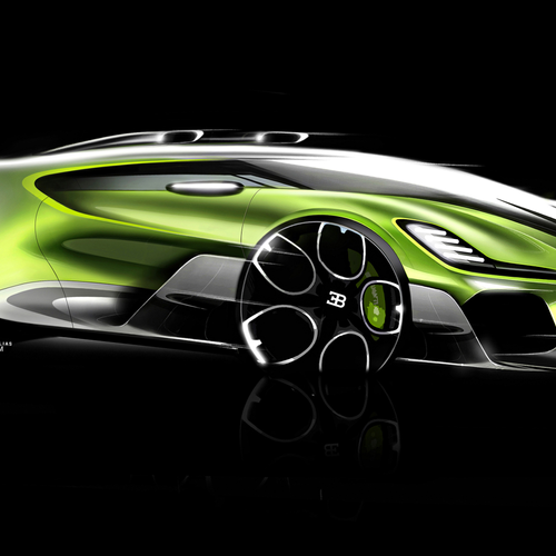 2026 Bugatti Brouillard Sketches