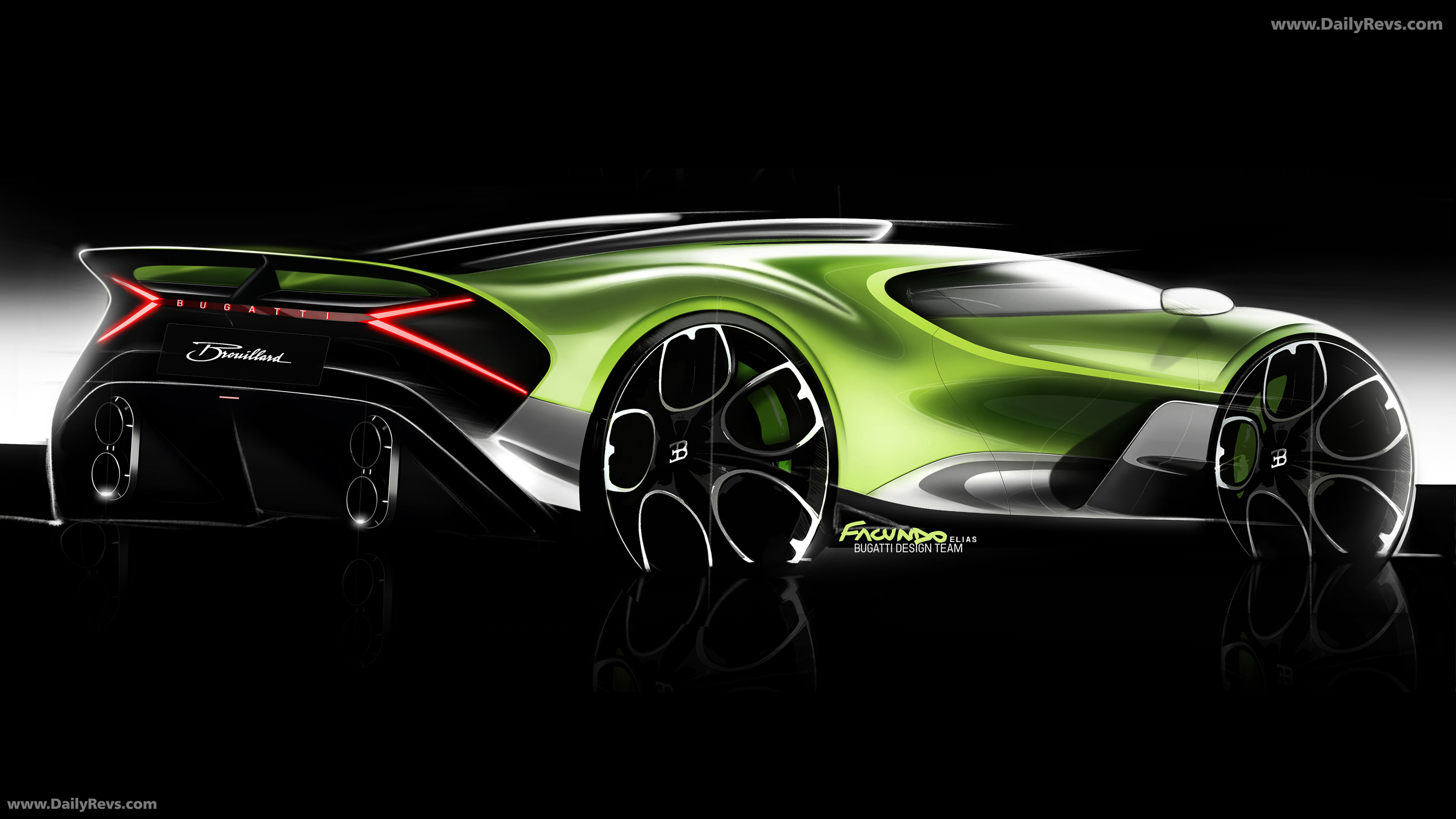 2026 Bugatti Brouillard Sketches