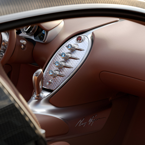 2026 Bugatti FKP Hommage Interior