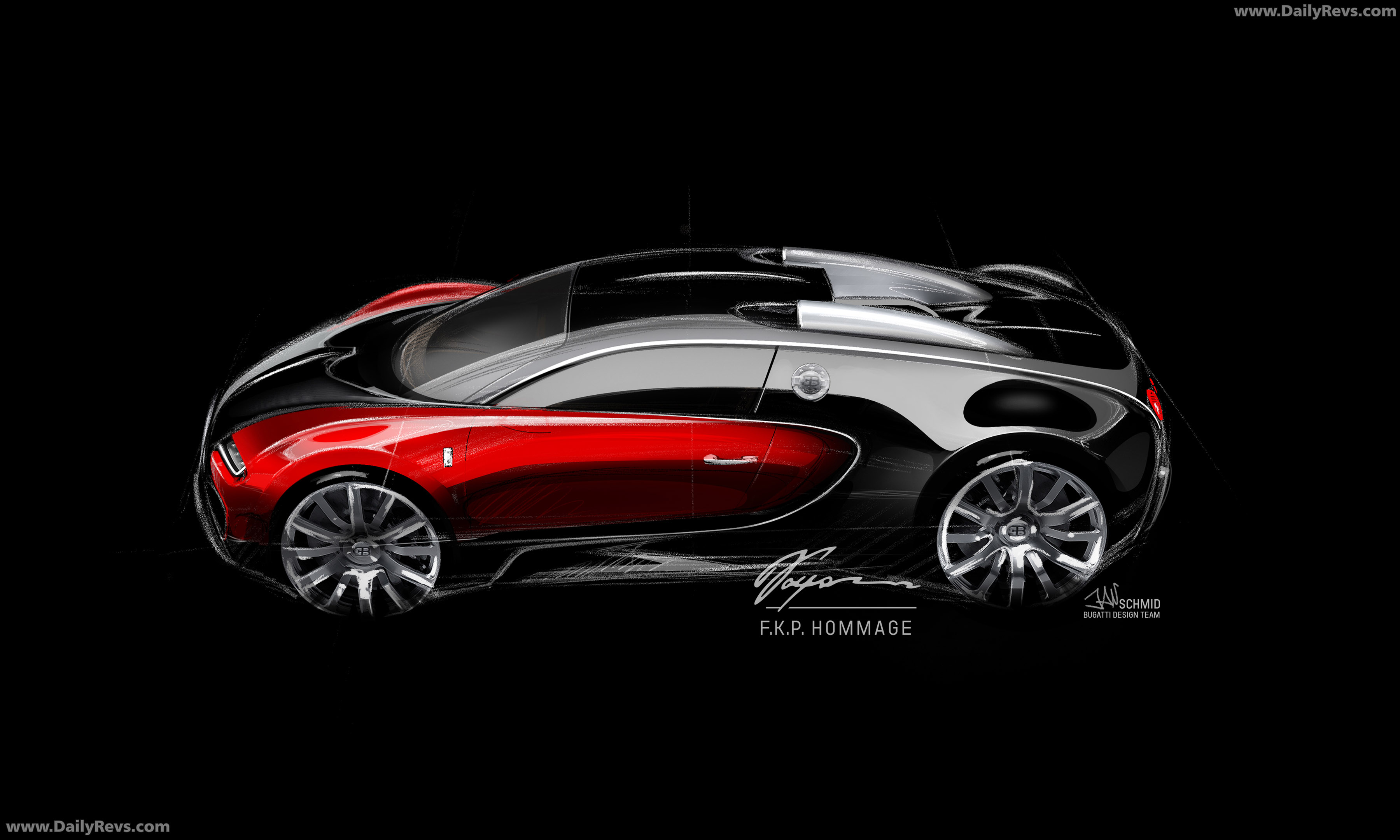 2026 Bugatti FKP Hommage Sketches