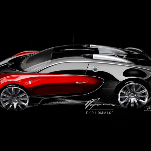 2026 Bugatti FKP Hommage Sketches