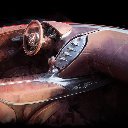2026 Bugatti FKP Hommage Sketches