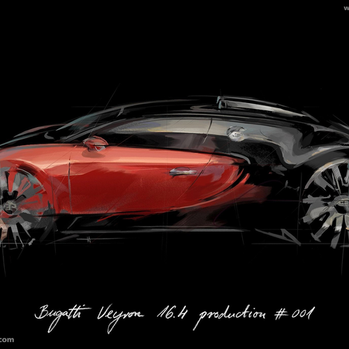 2015 Bugatti Veyron Grand Sport Vitesse La Finale Sketches