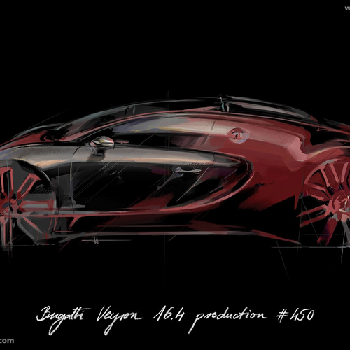 2015 Bugatti Veyron Grand Sport Vitesse La Finale Sketches
