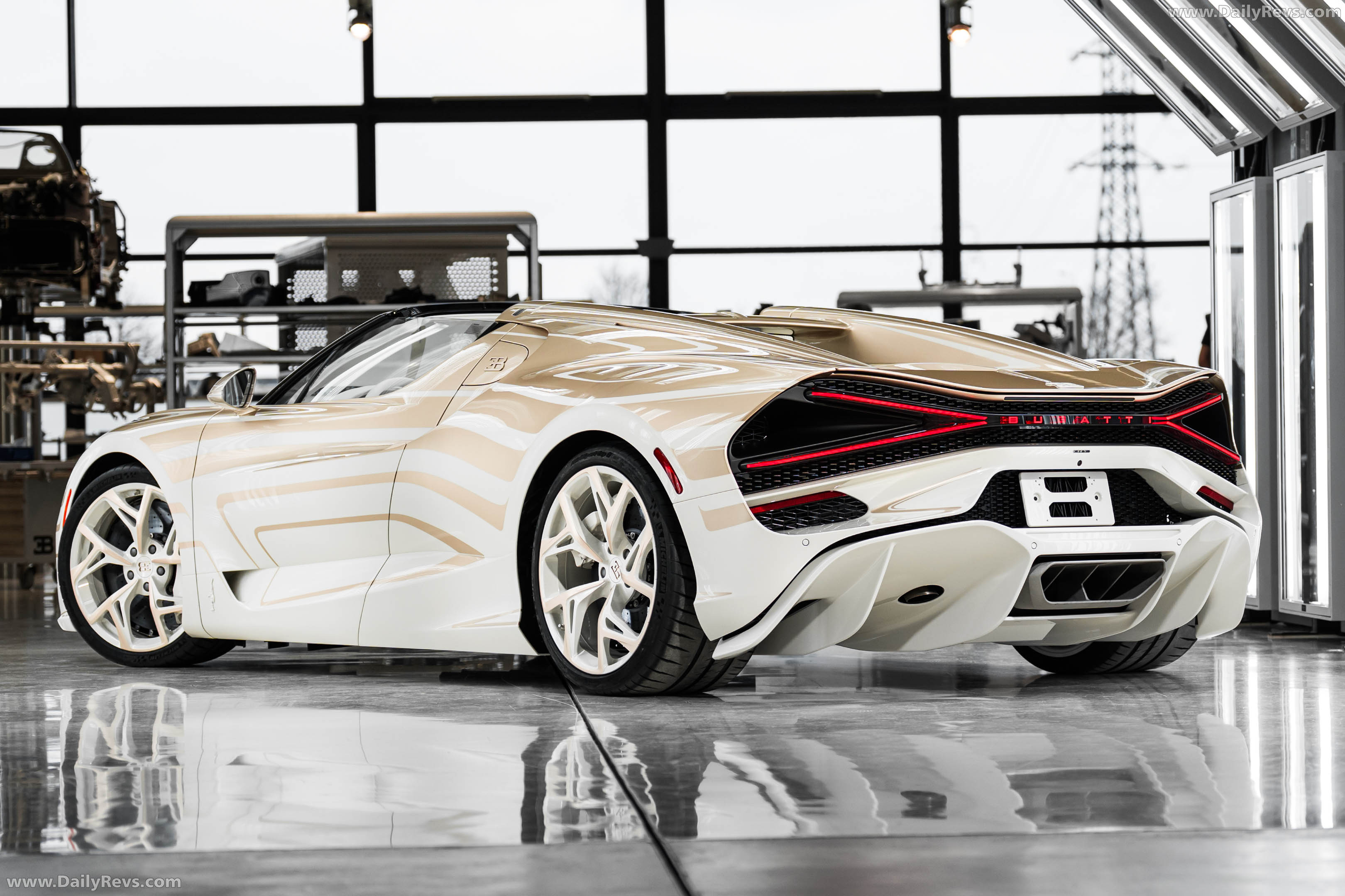 2026 Bugatti W16 Mistral La Perle Rare Rear View