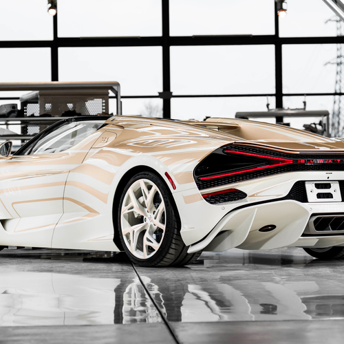 2026 Bugatti W16 Mistral La Perle Rare Rear View