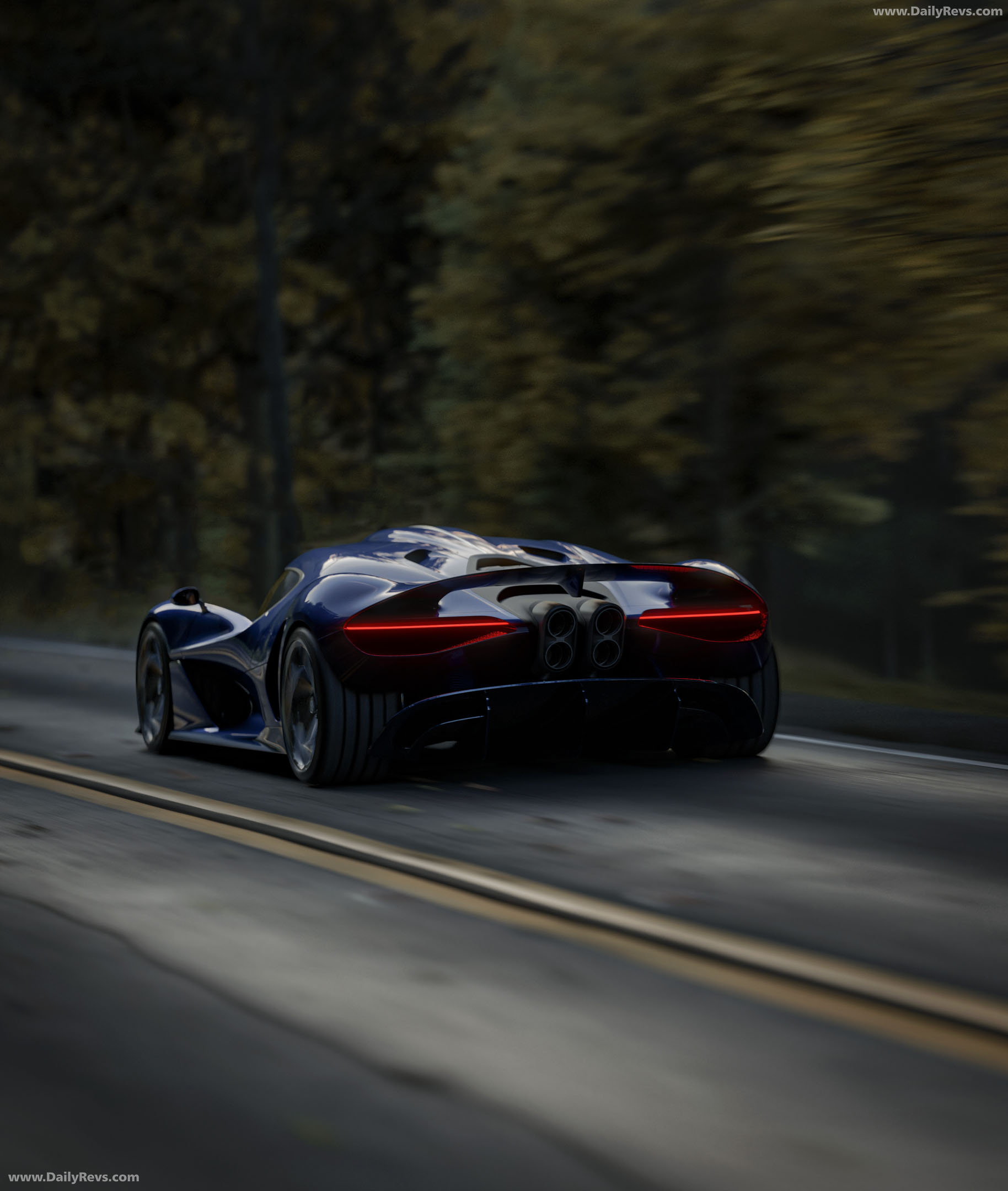 2027 Bugatti Destrier Rear View