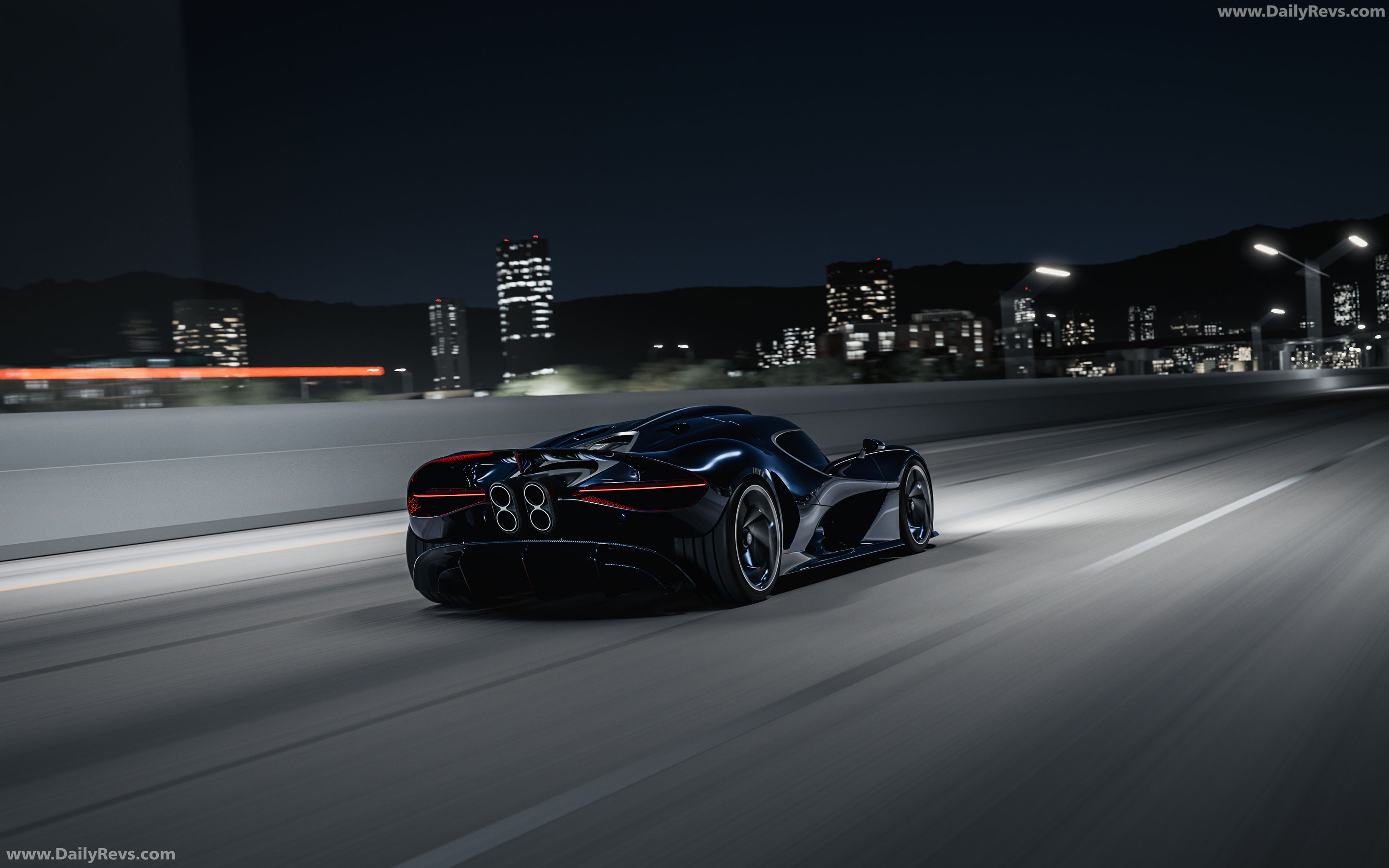 2027 Bugatti Destrier Rear View