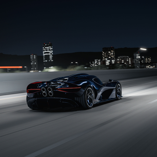 2027 Bugatti Destrier Rear View