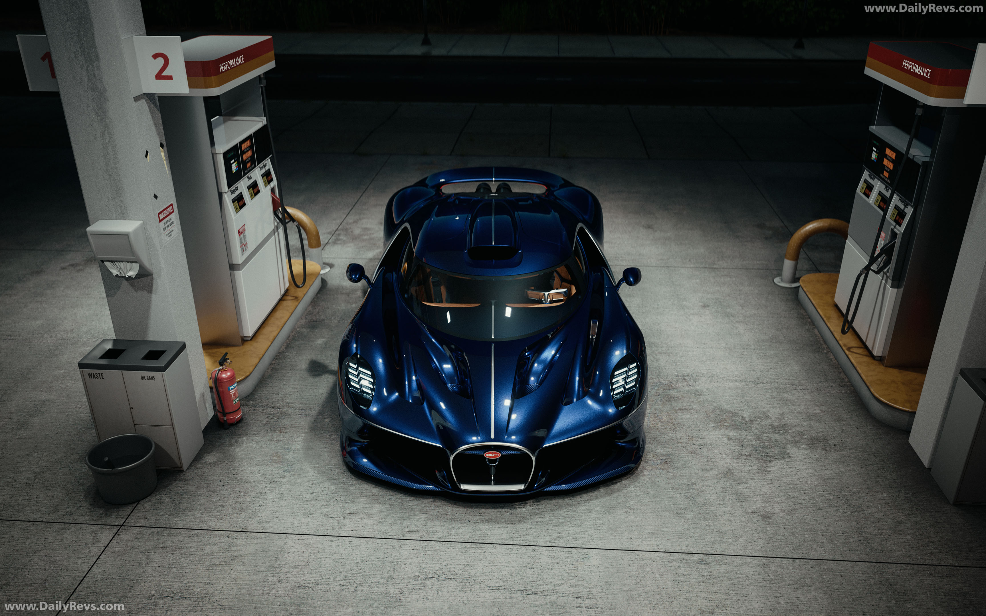 2027 Bugatti Destrier Top View