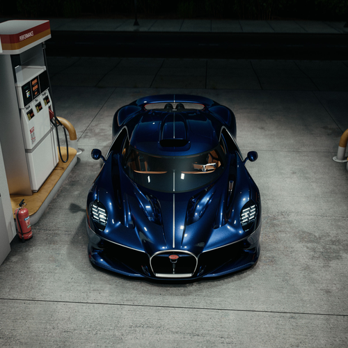 2027 Bugatti Destrier Top View