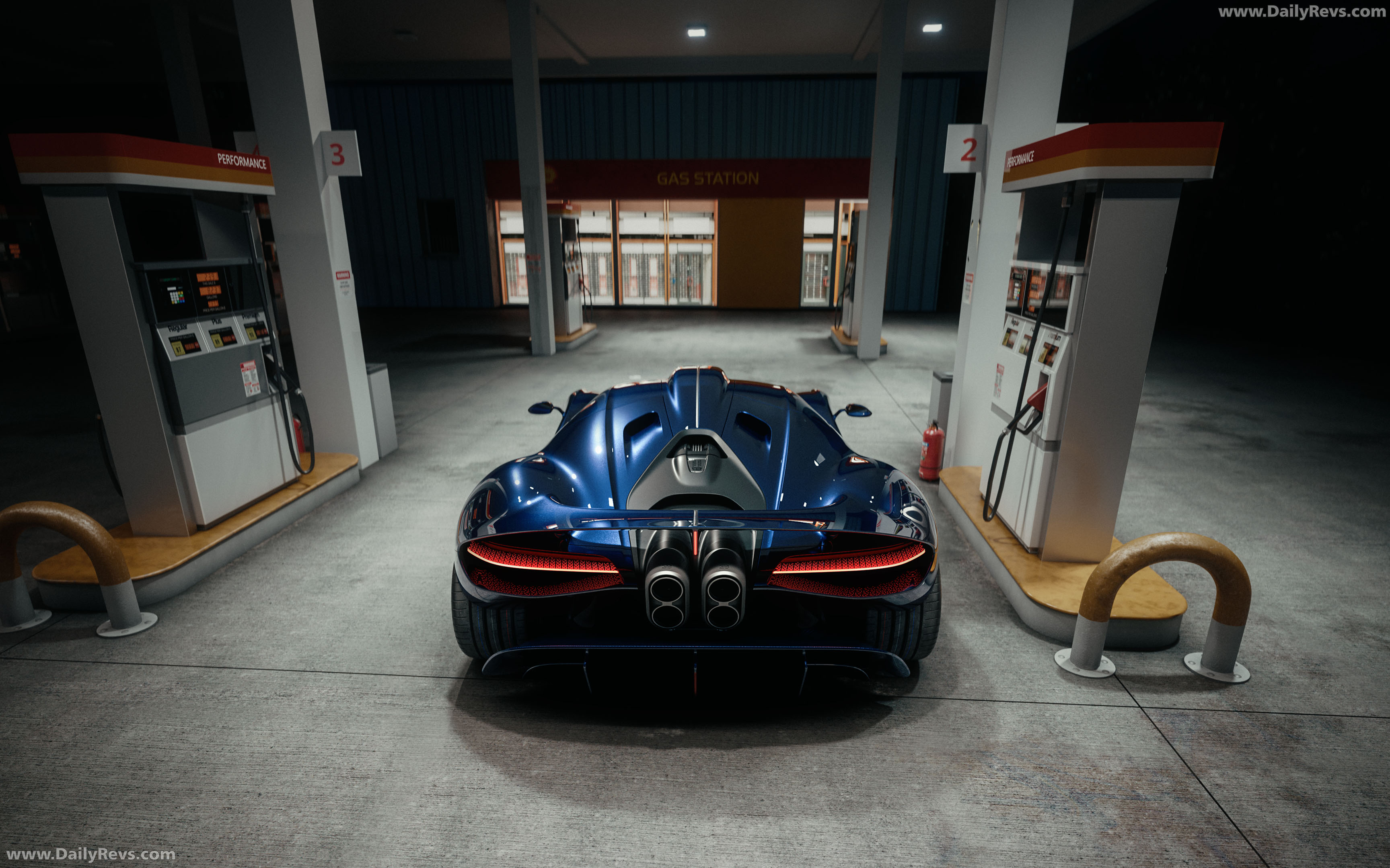 2027 Bugatti Destrier Top View