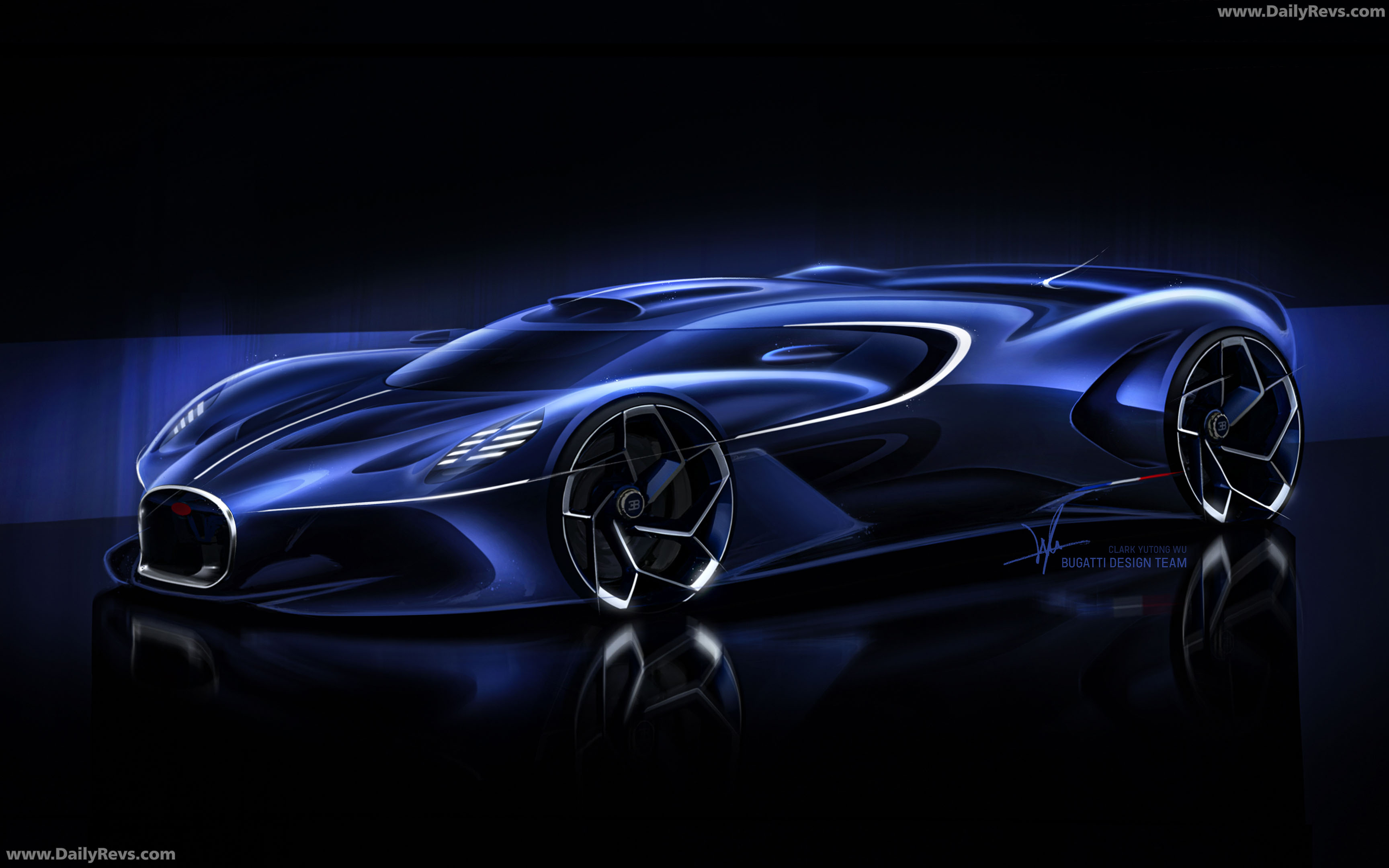 2027 Bugatti Destrier Sketches