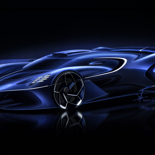 2027 Bugatti Destrier Sketches