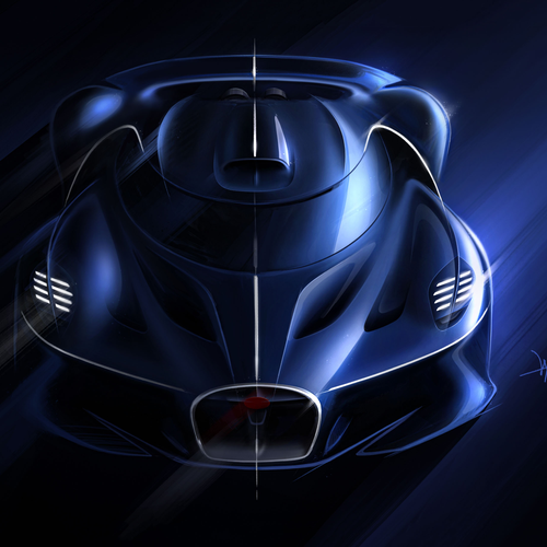 2027 Bugatti Destrier Sketches