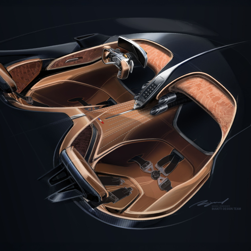 2027 Bugatti Destrier Sketches