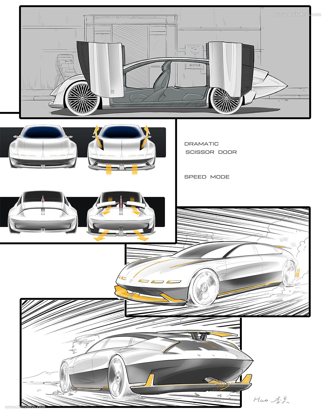 2025 Buick Electra Orbit Concept Sketches