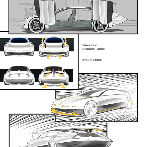 2025 Buick Electra Orbit Concept Sketches