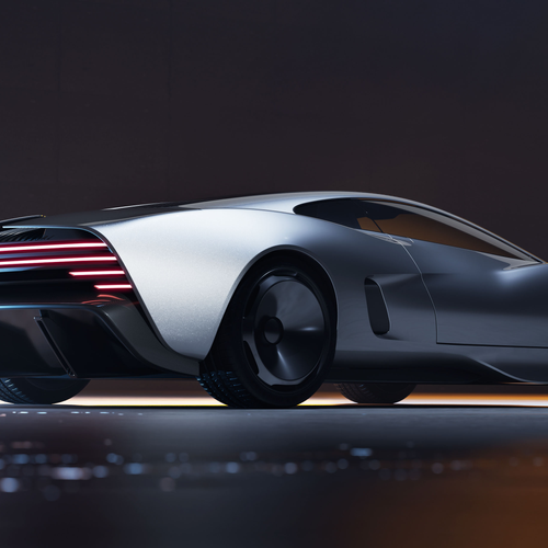 2026 Callum XJ220 Project Rear View