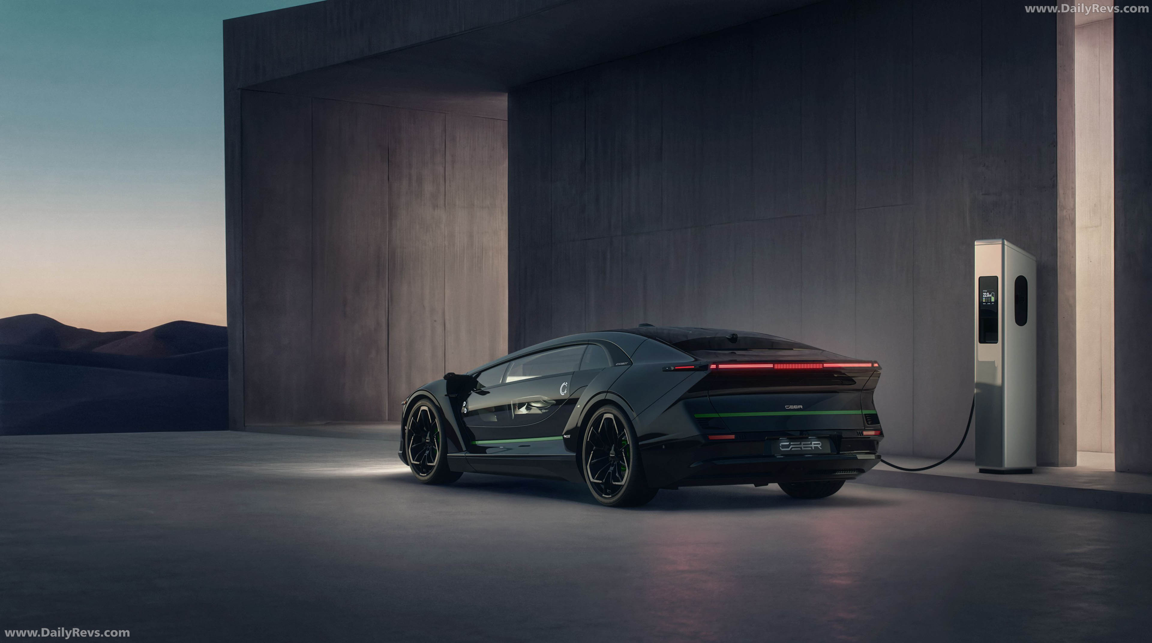 2027 Ceer Exobot Sedan Rear View