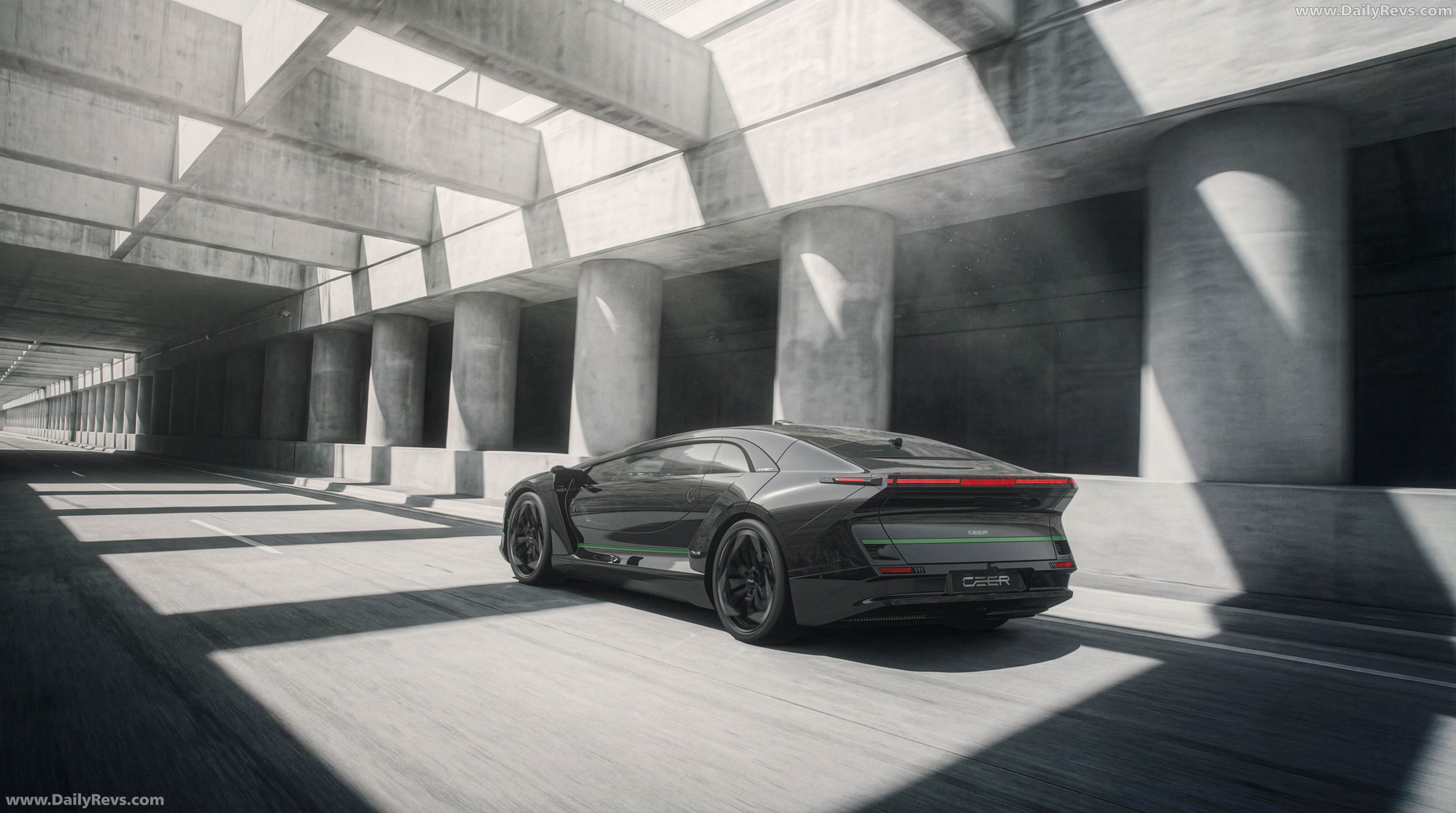 2027 Ceer Exobot Sedan Rear View