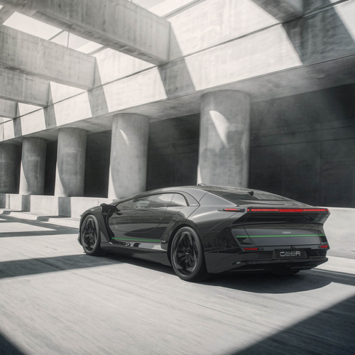 2027 Ceer Exobot Sedan Rear View
