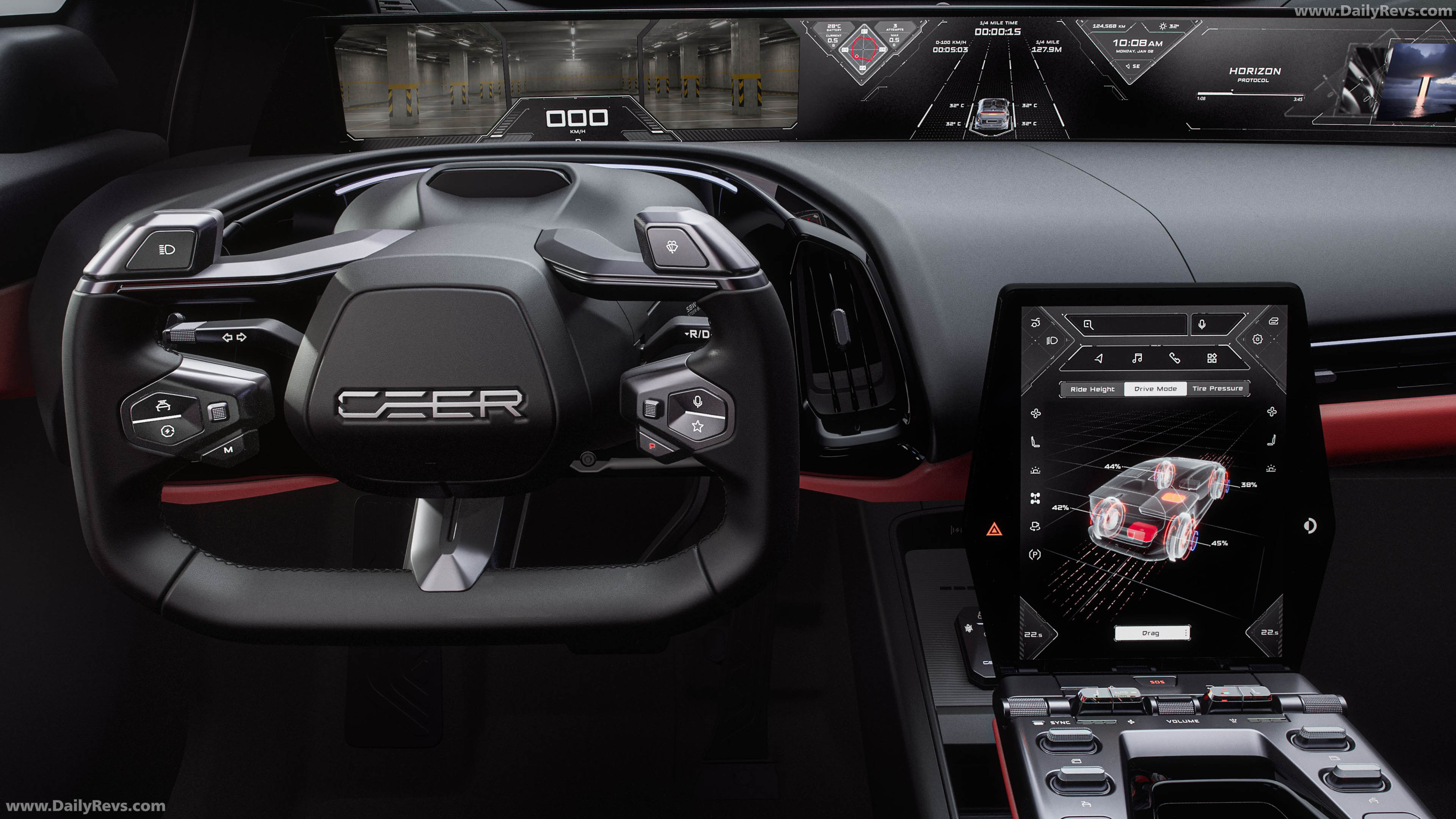 2027 Ceer Exobot Sedan Interior