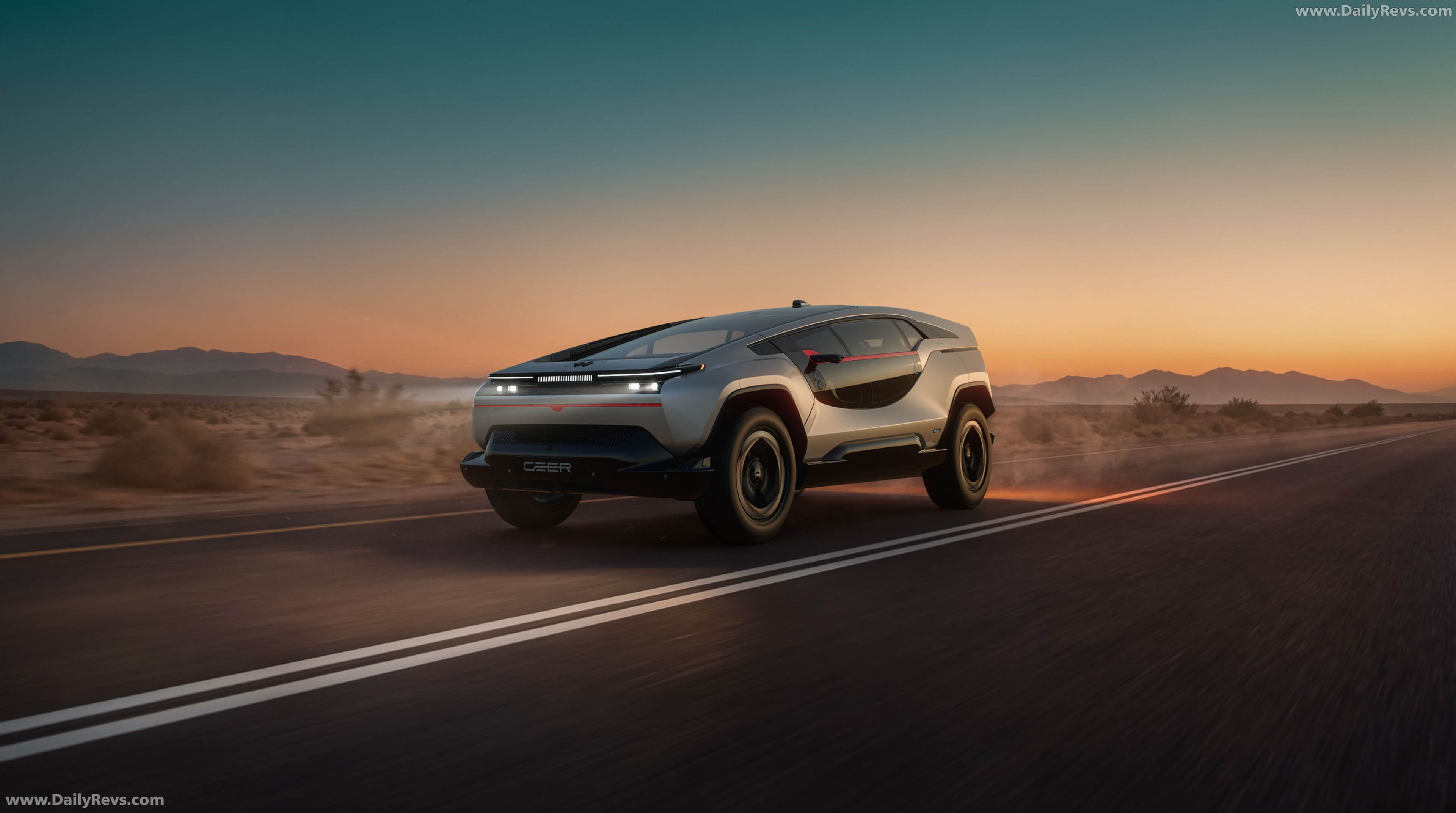 2027 Ceer Exobot SUV Front View