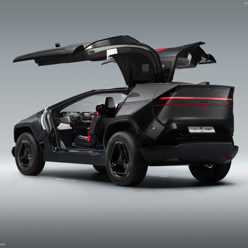 2027 Ceer Exobot SUV Rear View