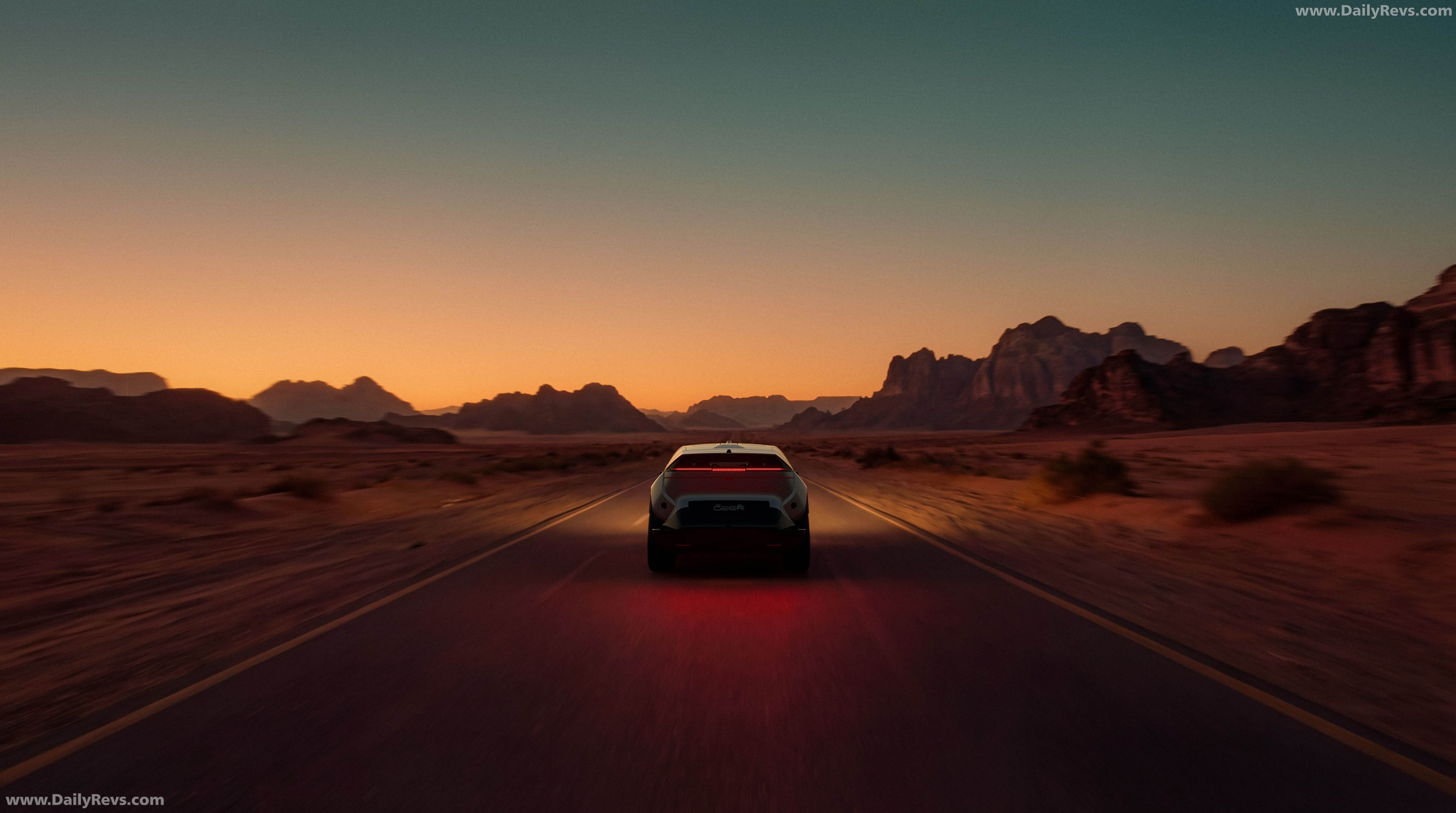 2027 Ceer Exobot SUV Rear View