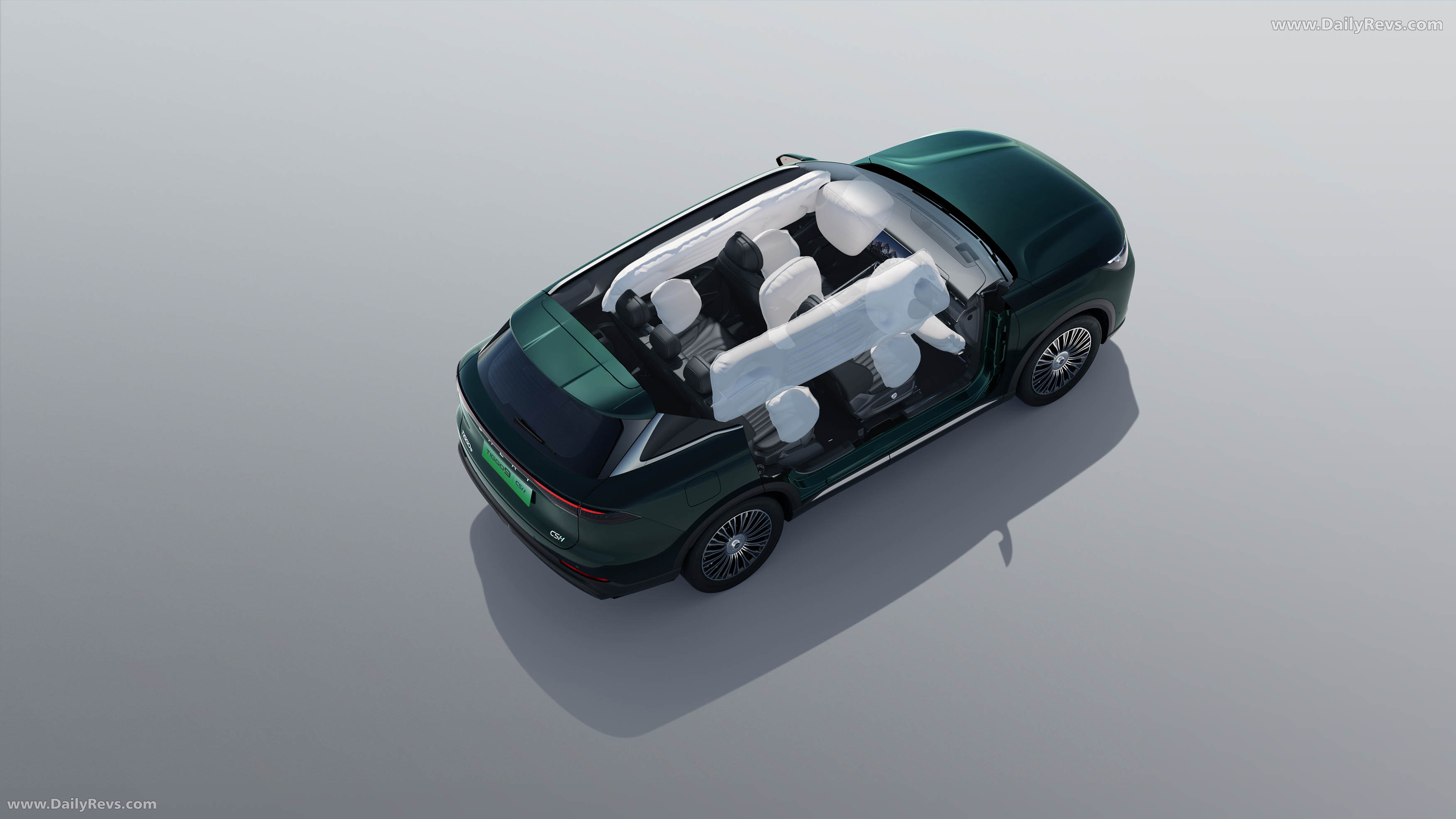 2025 Chery Automobiles Tiggo 9 Super Hybrid Top View
