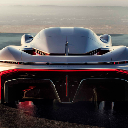 2025 Chevrolet Corvette SoCal Concept Rear View
